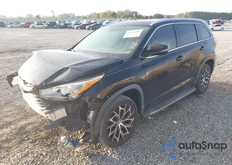 2016 Toyota Highlander Limited V6 from USA, damaged, VIN 5TDYKRFH2GS173718